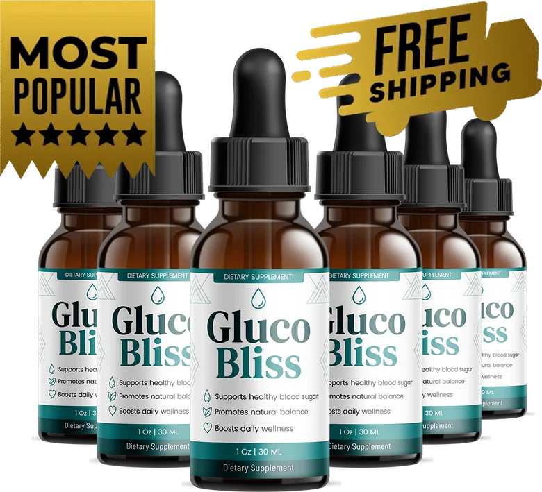 GlucoBliss 6 Bottles package